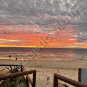 Beach at sunset