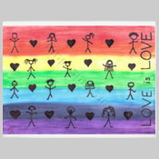 Love is love blanket