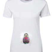 Babushka doll belly whitesmoky design