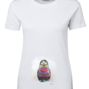 Babushka doll belly whitesmoky design
