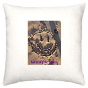 Happy Sand face cushion cover